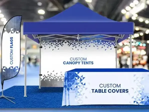 Montáž výstavních stanů